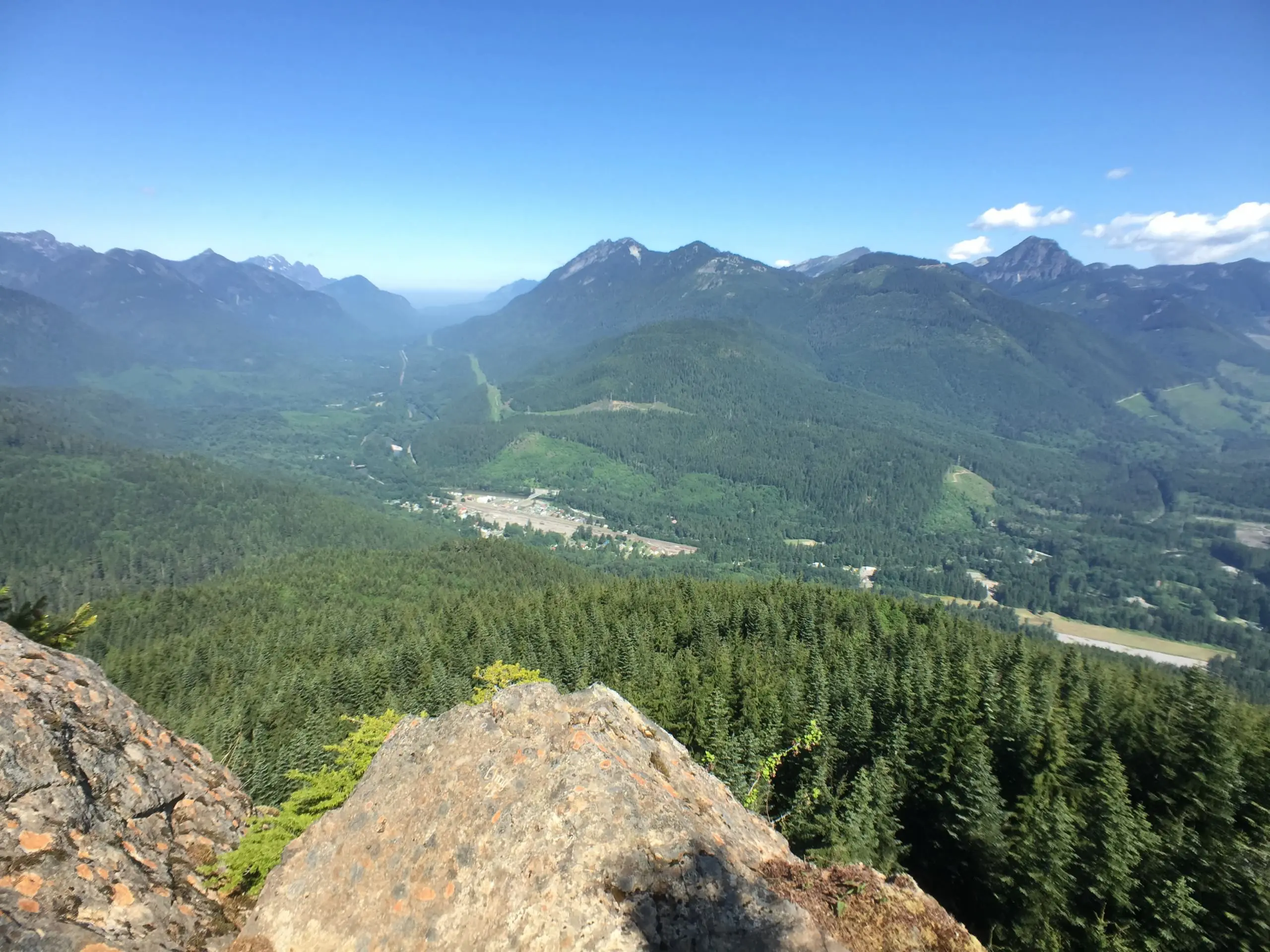 Skykomish Valley as seen from Maloney Rock