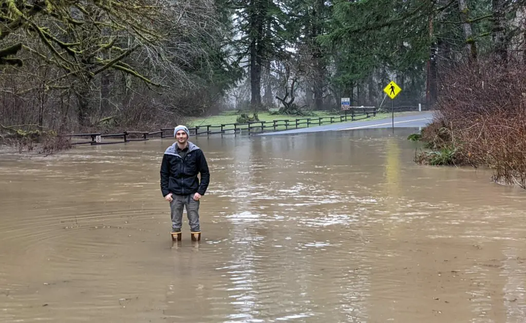 Satsop River Flooding Levels