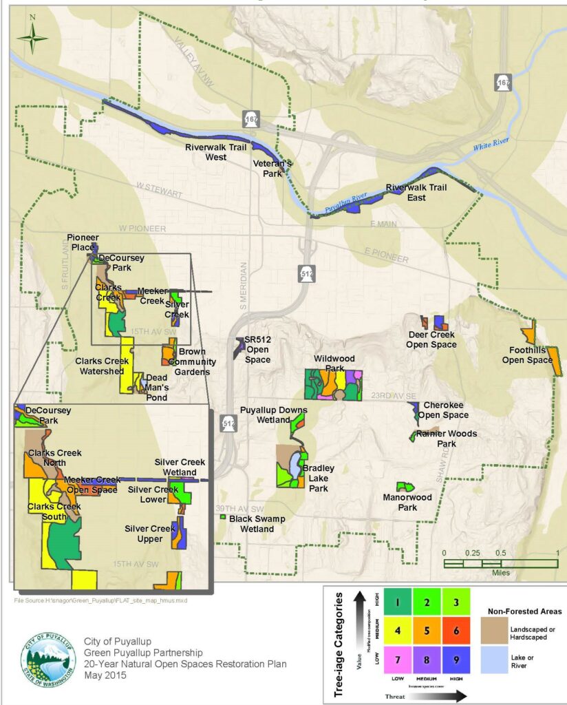 Green Puyallup 20 Year Plan Map Forterra