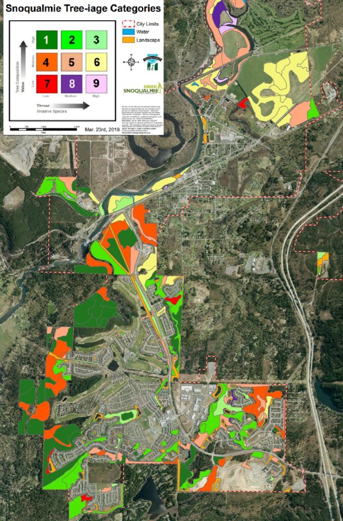 Green City Parternship Map Snoqualmie 20 year plan