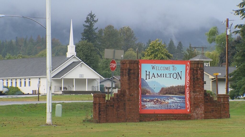 Town of Hamilton Sign