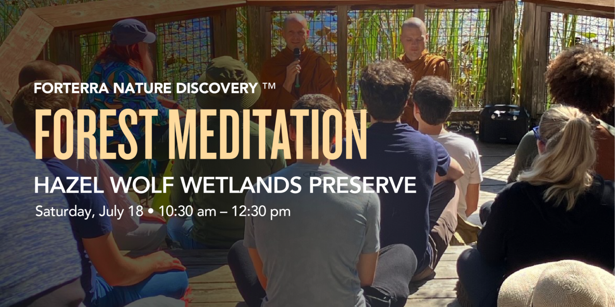 A banner promoting Forterra's Nature Discovery Event.