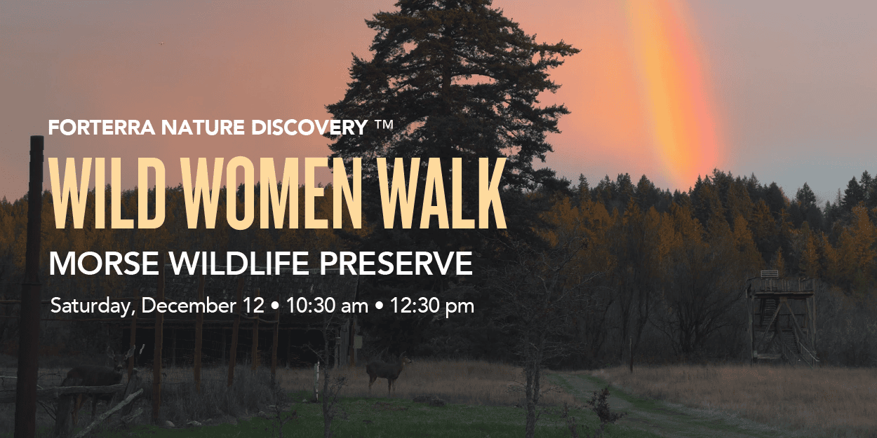 A banner promoting Forterra's Nature Discovery Event.