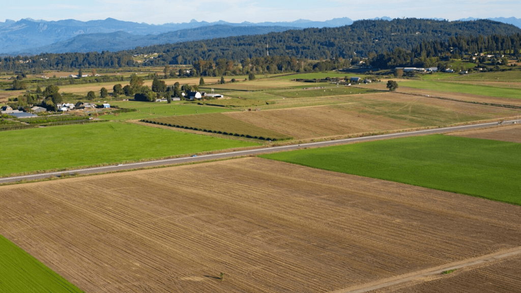 An agricultural landscape provides an example of a property that might benefit from a Transfer of Development Rights or TDR