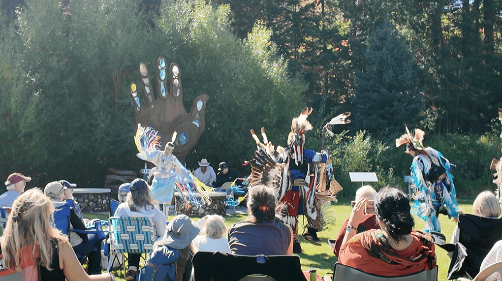 Yakama Nation dancers shared their culture in a special presentation at a Forterra Nature Discovery Event in Roslyn, Washington, in October 2026.